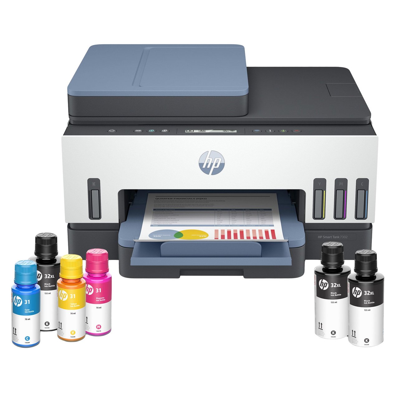 HP Smart Tank 7302 Wireless All-in-One Ink Tank Printer with Ink - Image 1