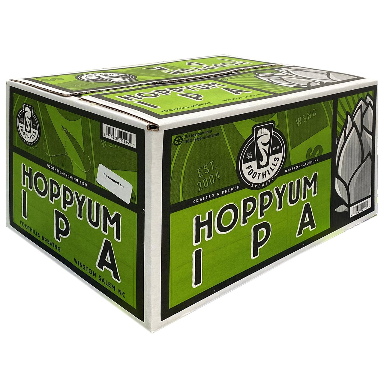 Foothills Hoppyum American IPA 24/12 oz Bottle - Image 1