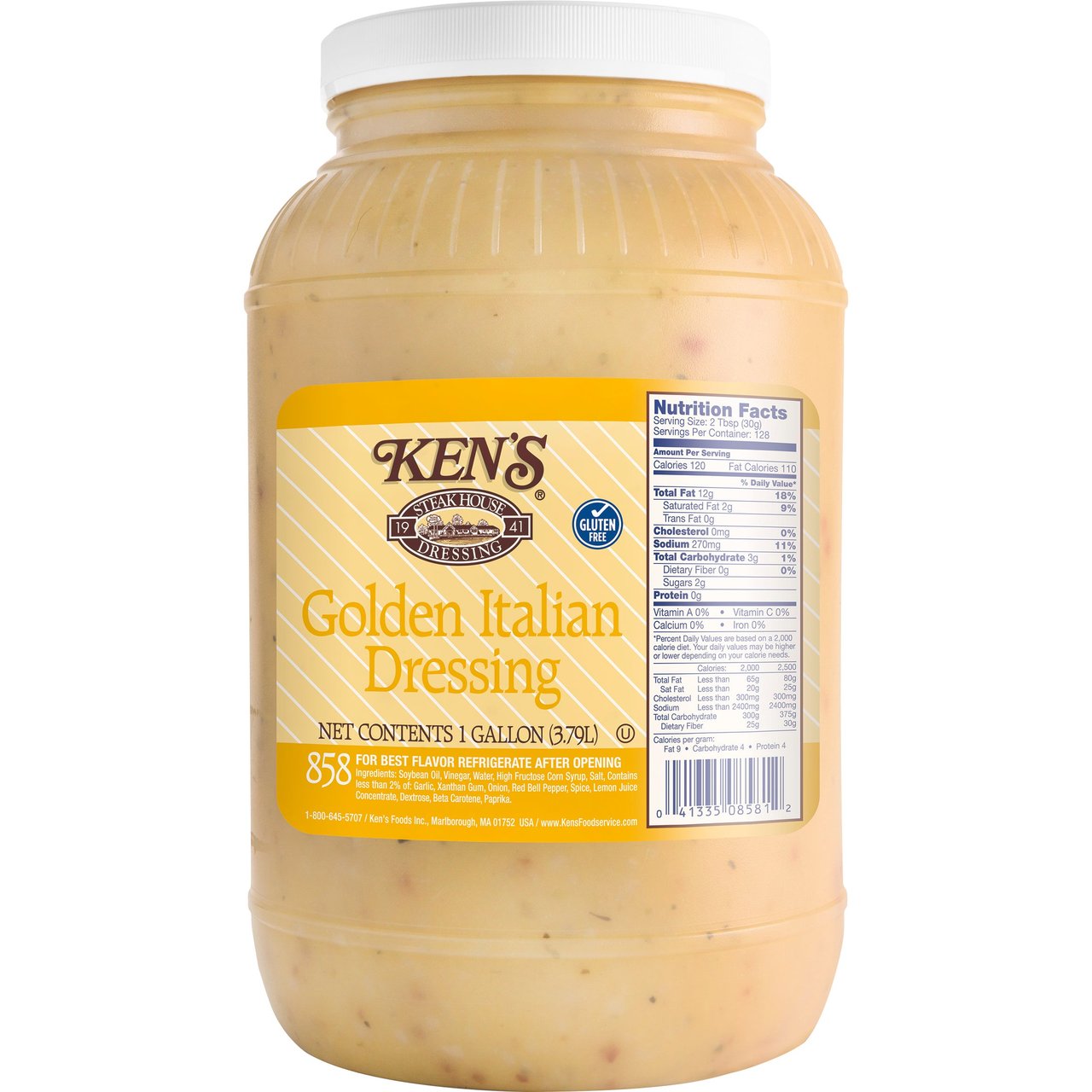 Ken's Golden Italian Dressing, 1 Gallon
