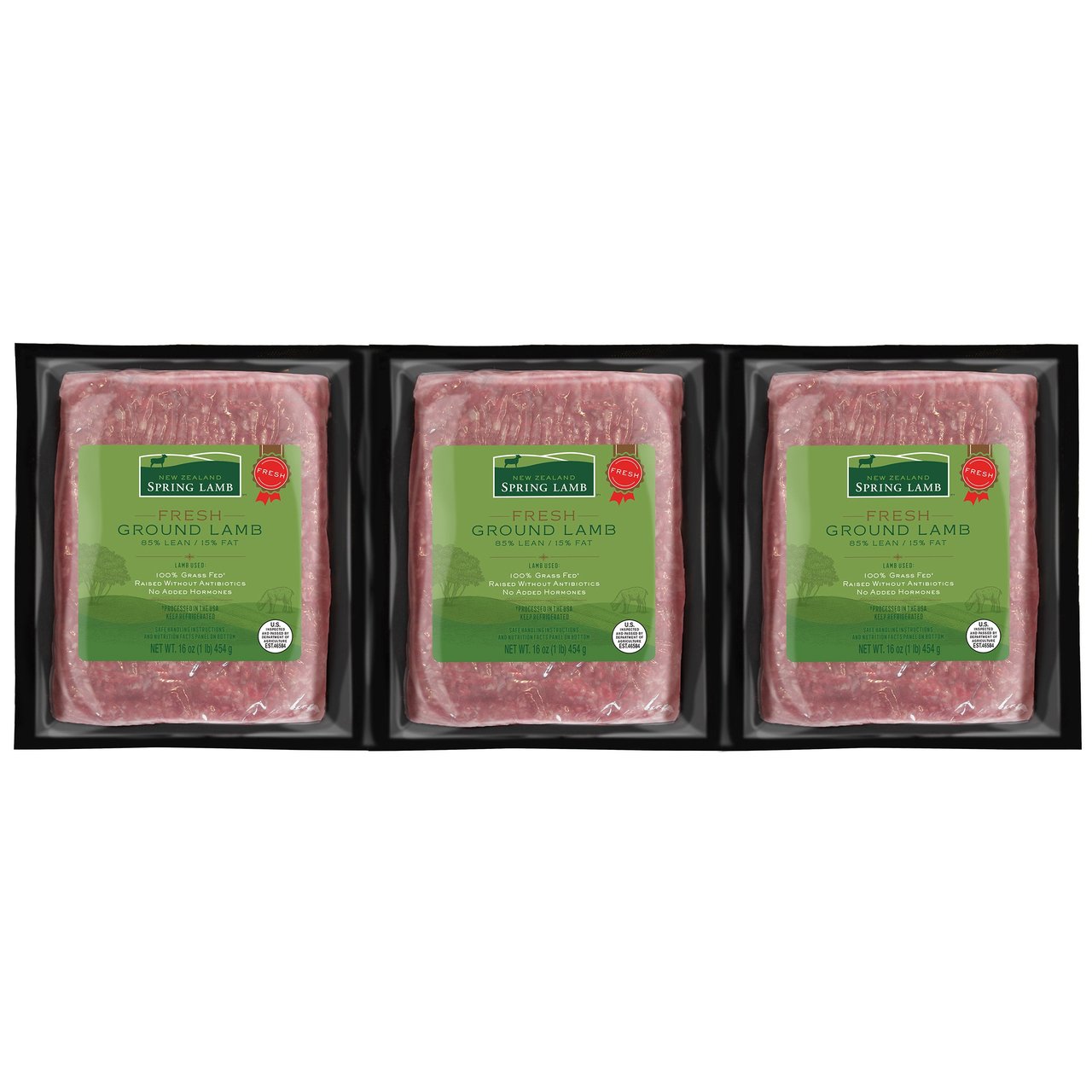Spring Lamb Halal Ground Lamb 48 oz (3 lbs) - Image 1