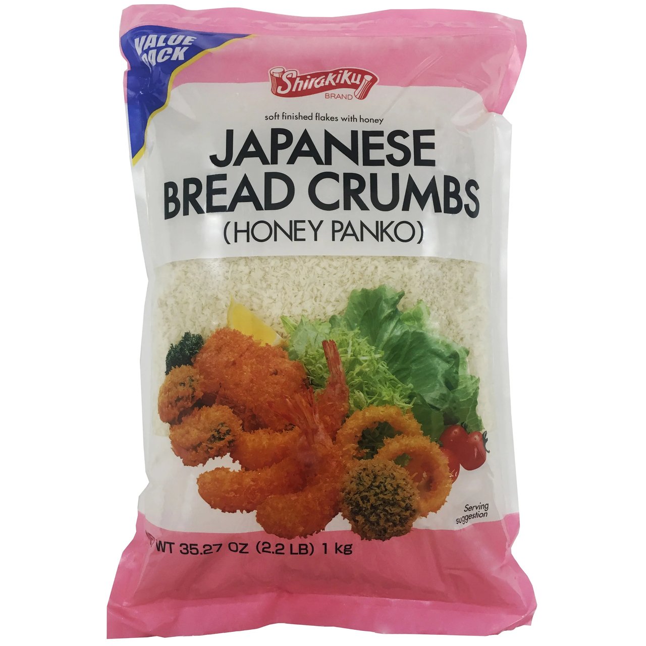 Shirakiku Honey Panko Bread Crumbs, 35.27 oz - Image 1