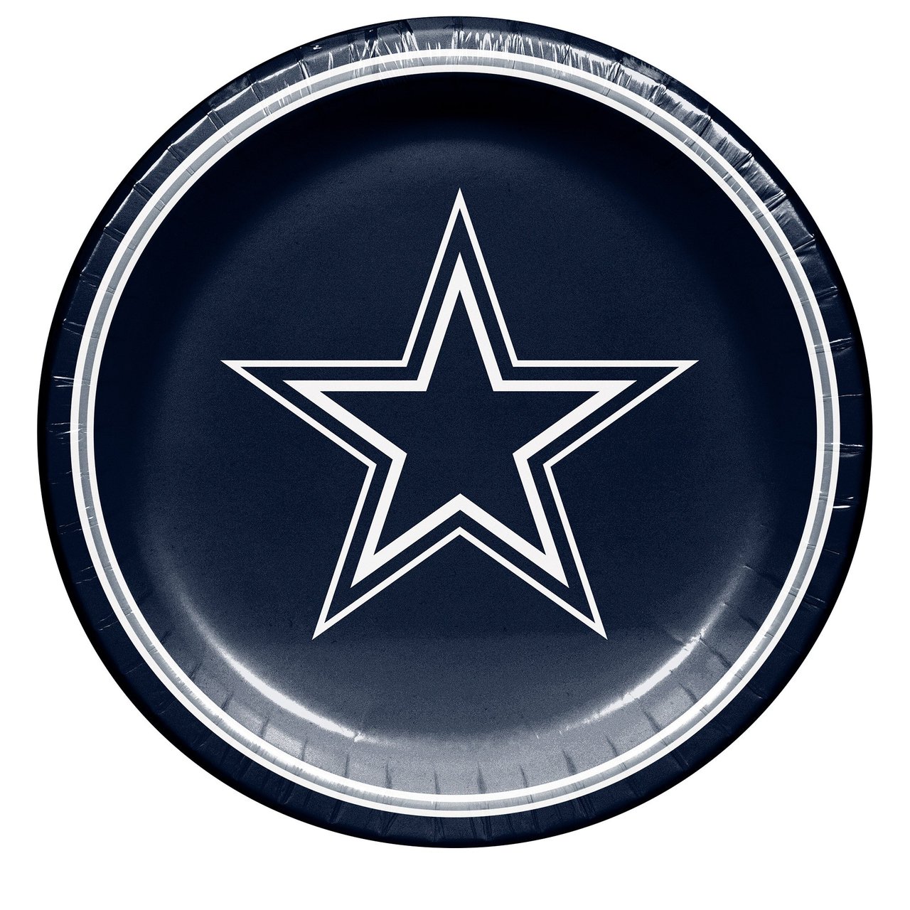 Dallas Cowboys NFL Performa Plate, 100 CT - Image 1