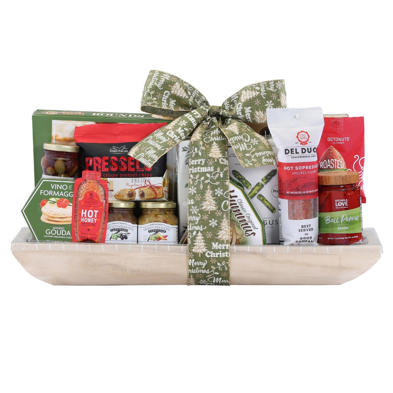 Houdini Curved Serving Tray Gift Basket, 72.36 oz - Image 1