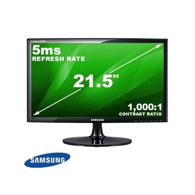 Samsung 21.5" LED Computer Monitor S22A300B - Image 1