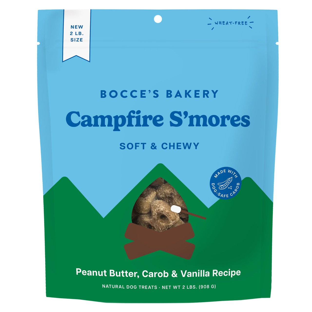 Bocce's Bakery Campfire S'mores Dog Treats 2 lb - Image 1