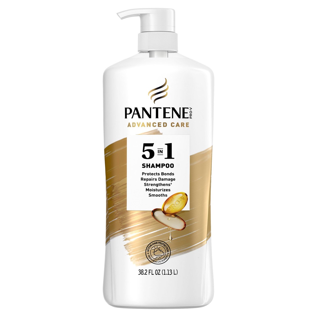 Pantene Advanced Care 5-in-1 Shampoo 38.2 FL OZ - Image 1