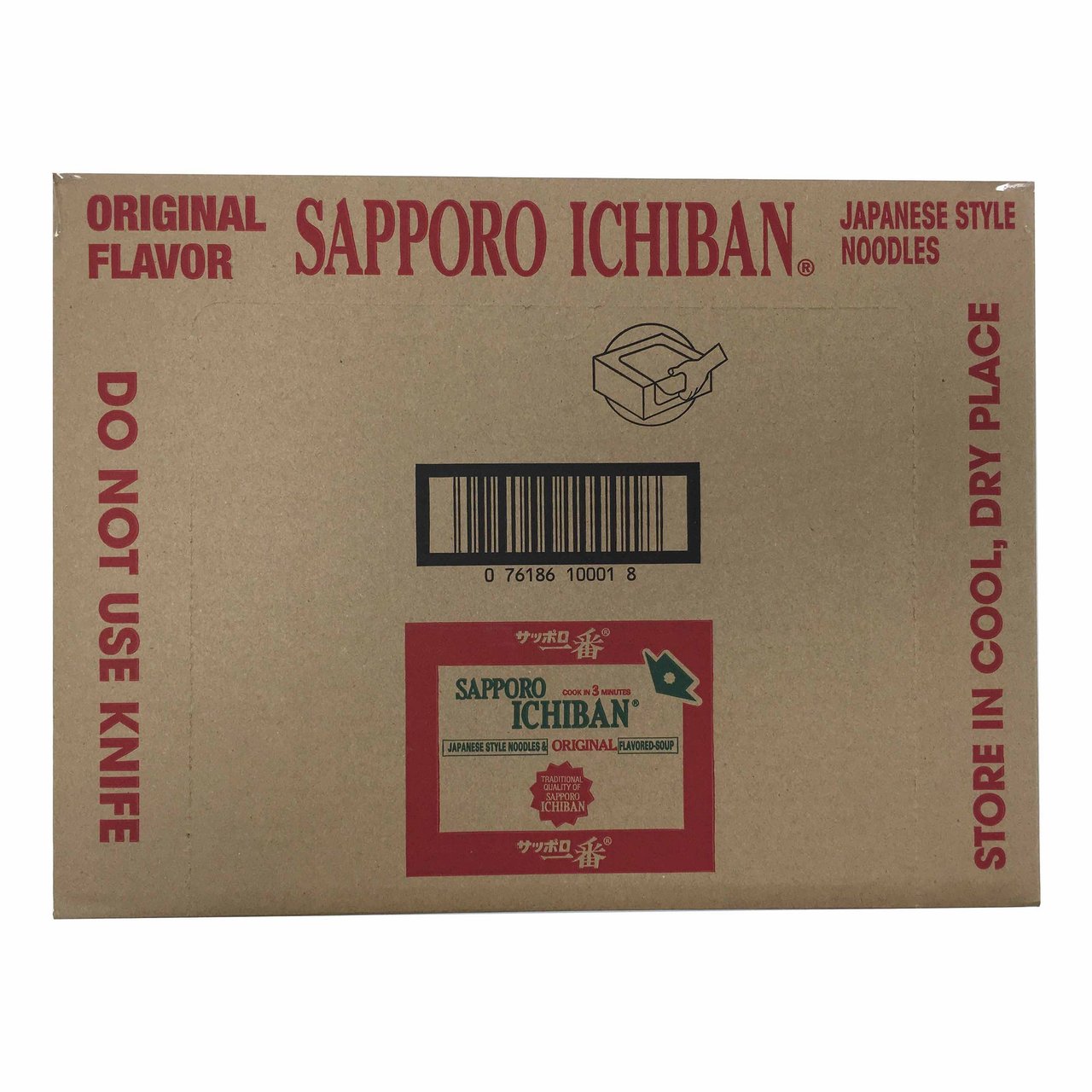 Sapporo Ichiban Original Flavor Ramen Noodles, 24 Pack (3.5 oz Each) - Image 1