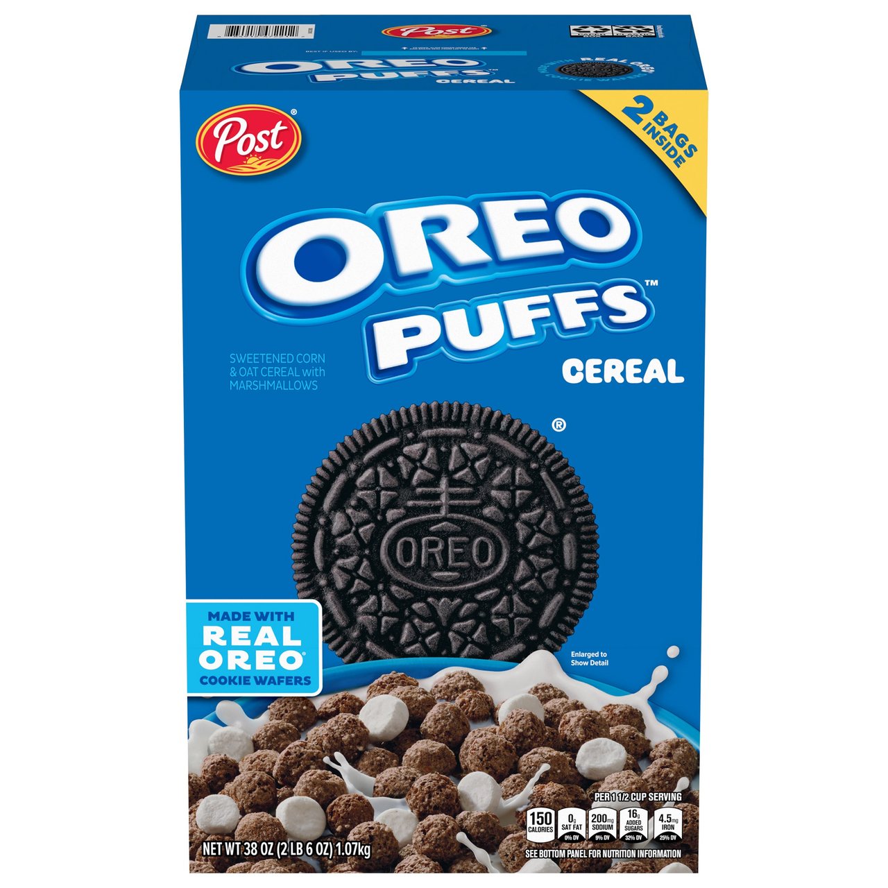 POST FOODS OREO PUFFS 38 OZ - Image 1