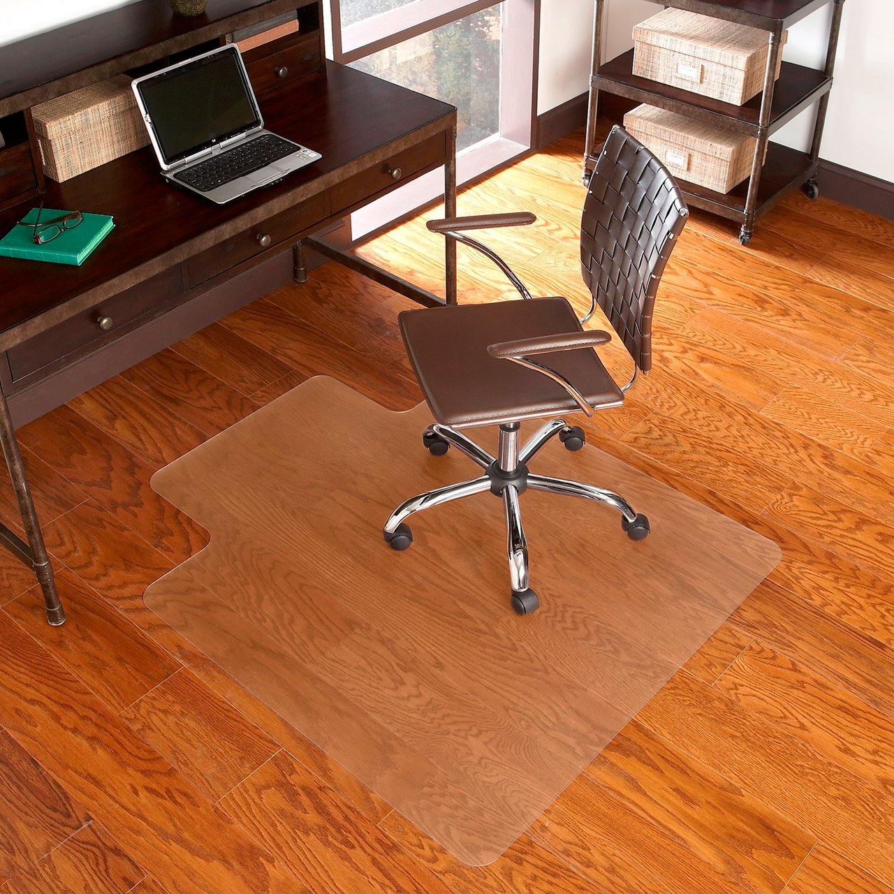 ES Robbins 45" x 53" Hard Floor Chair Mat, Clear (ESR132123) - Image 1