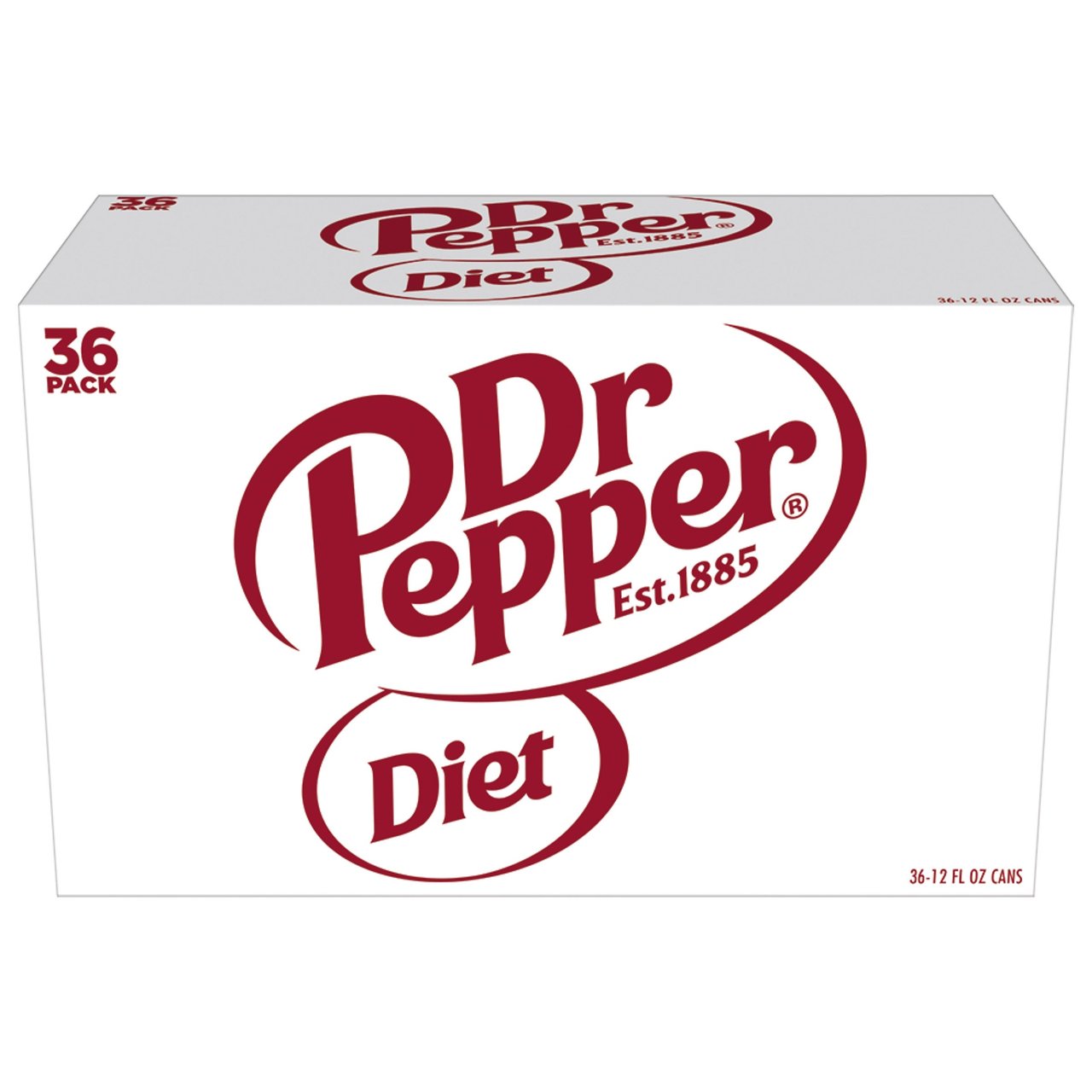 Diet Dr Pepper 36 Pack, 12 oz Cans - Image 1