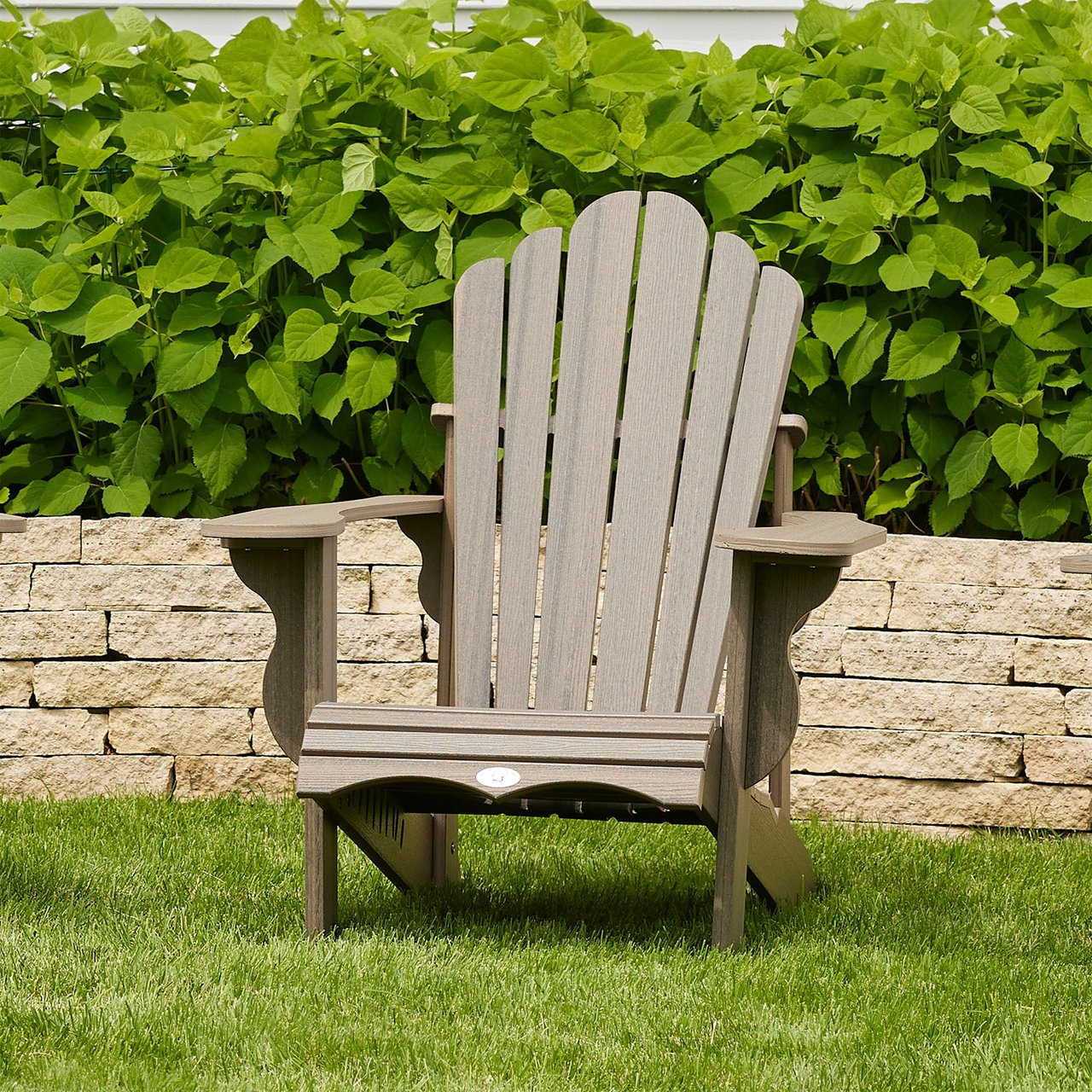Leisure Line Adirondack Chair Woodgrain Finish - Image 1
