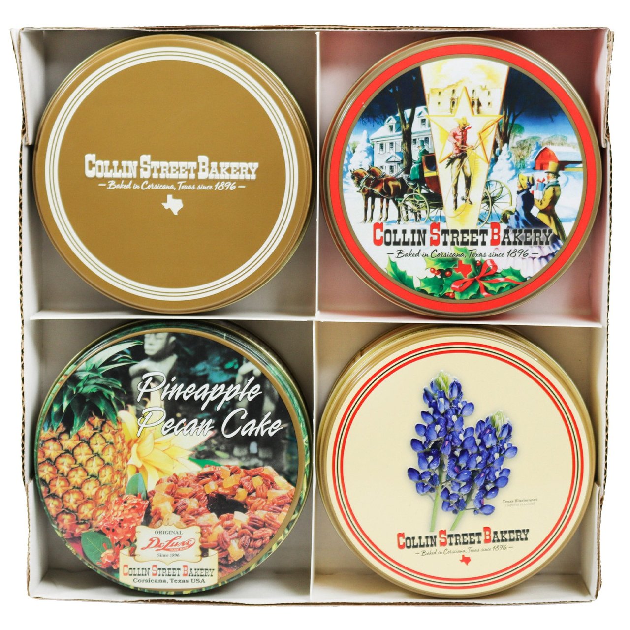 Collin Street Bakery Mini Pecan Cakes, Pick 4, 9 Ounces Each