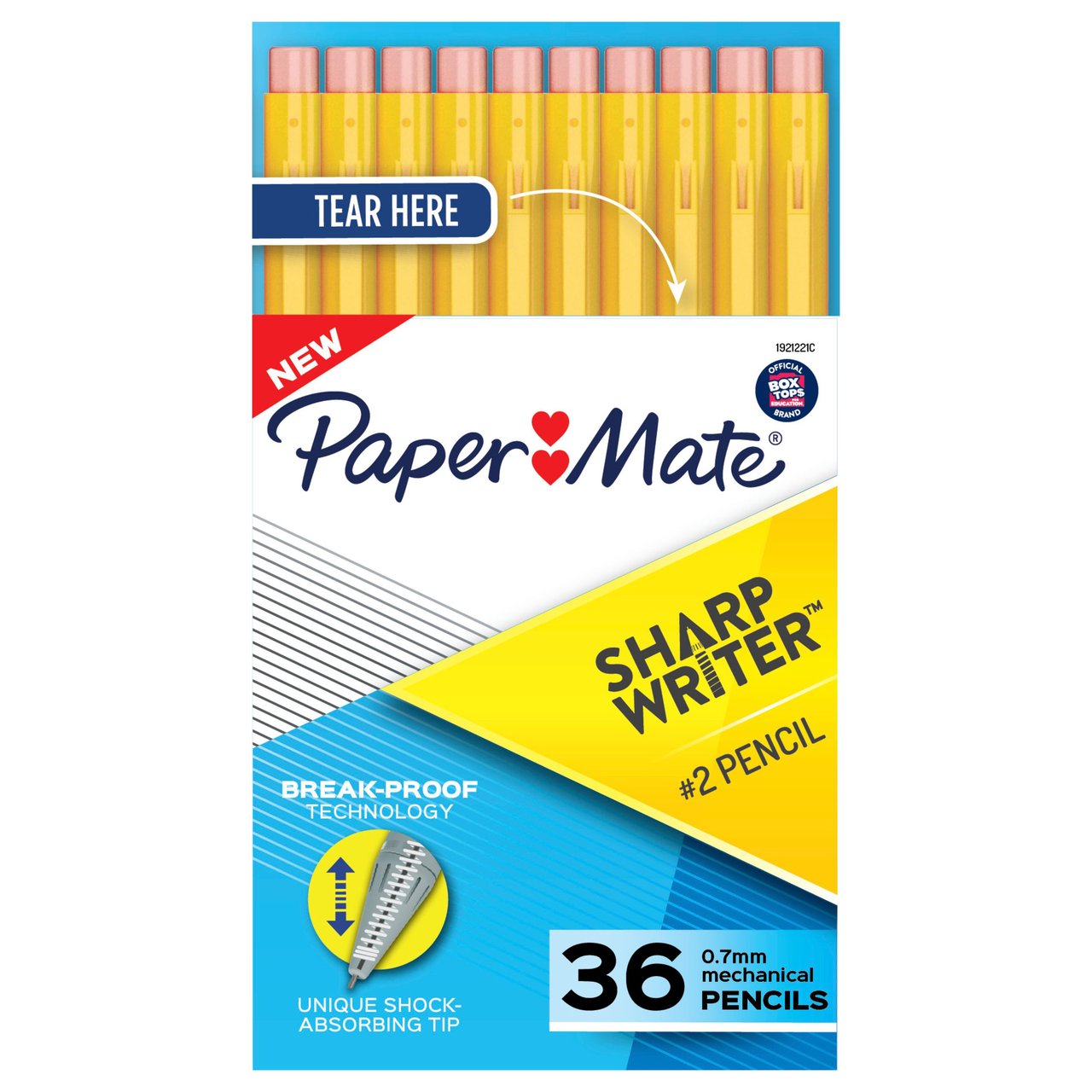 Paper Mate SharpWriter Mechanical Pencils, Yellow, 36-Count - Image 1