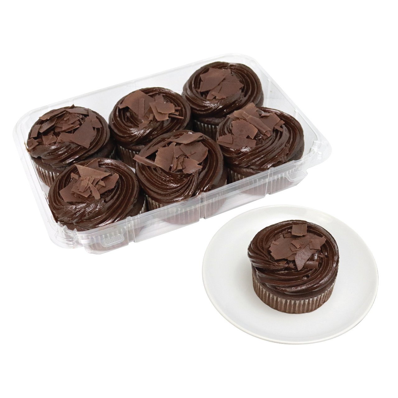Mini All American Cakes Iced with Fudge Icing
