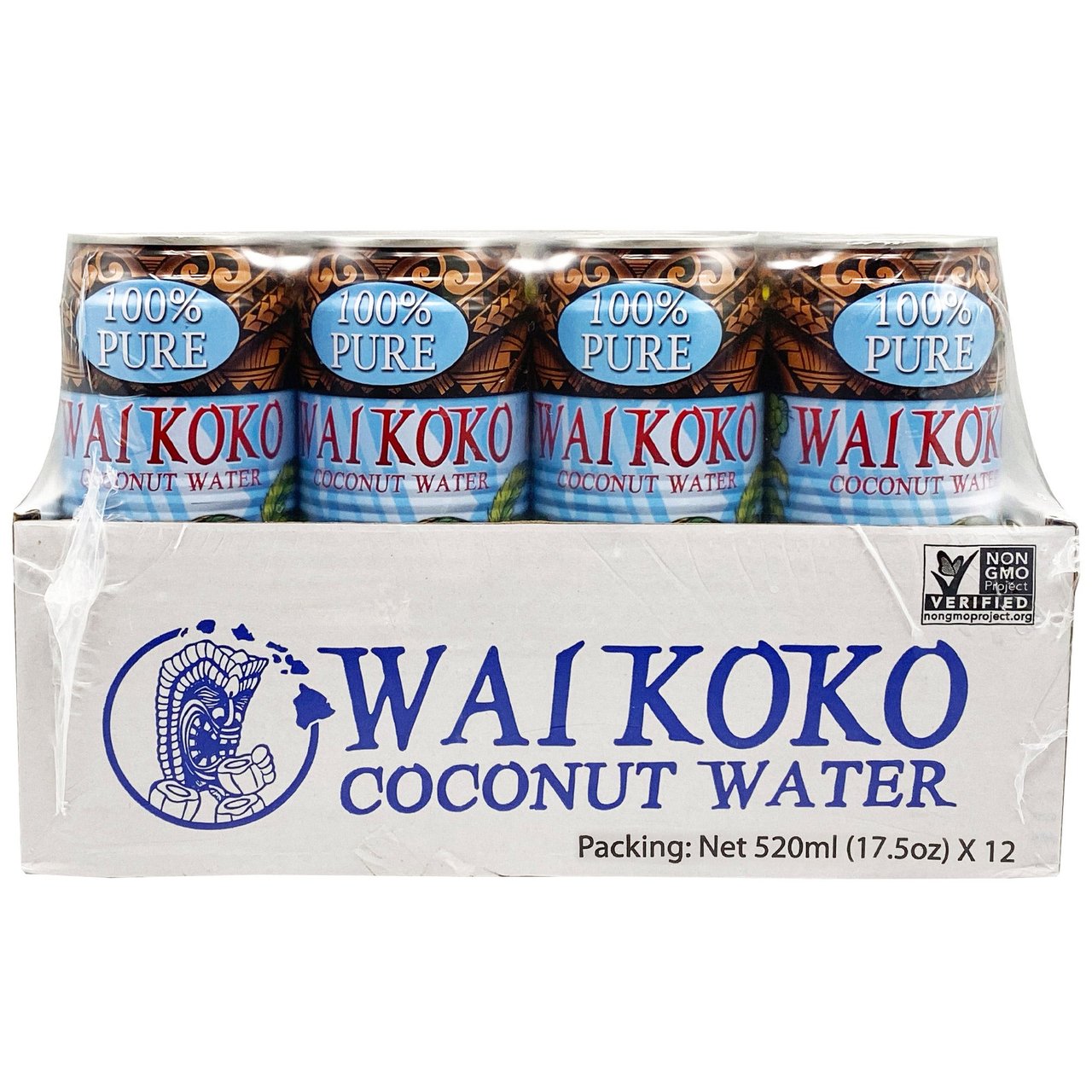 Wai Koko Pure Coconut Water 12 / 17.5 oz - Image 1