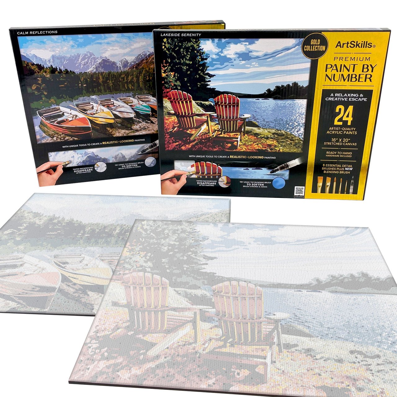 ArtSkills Paint by Number 2-Pack - Image 1