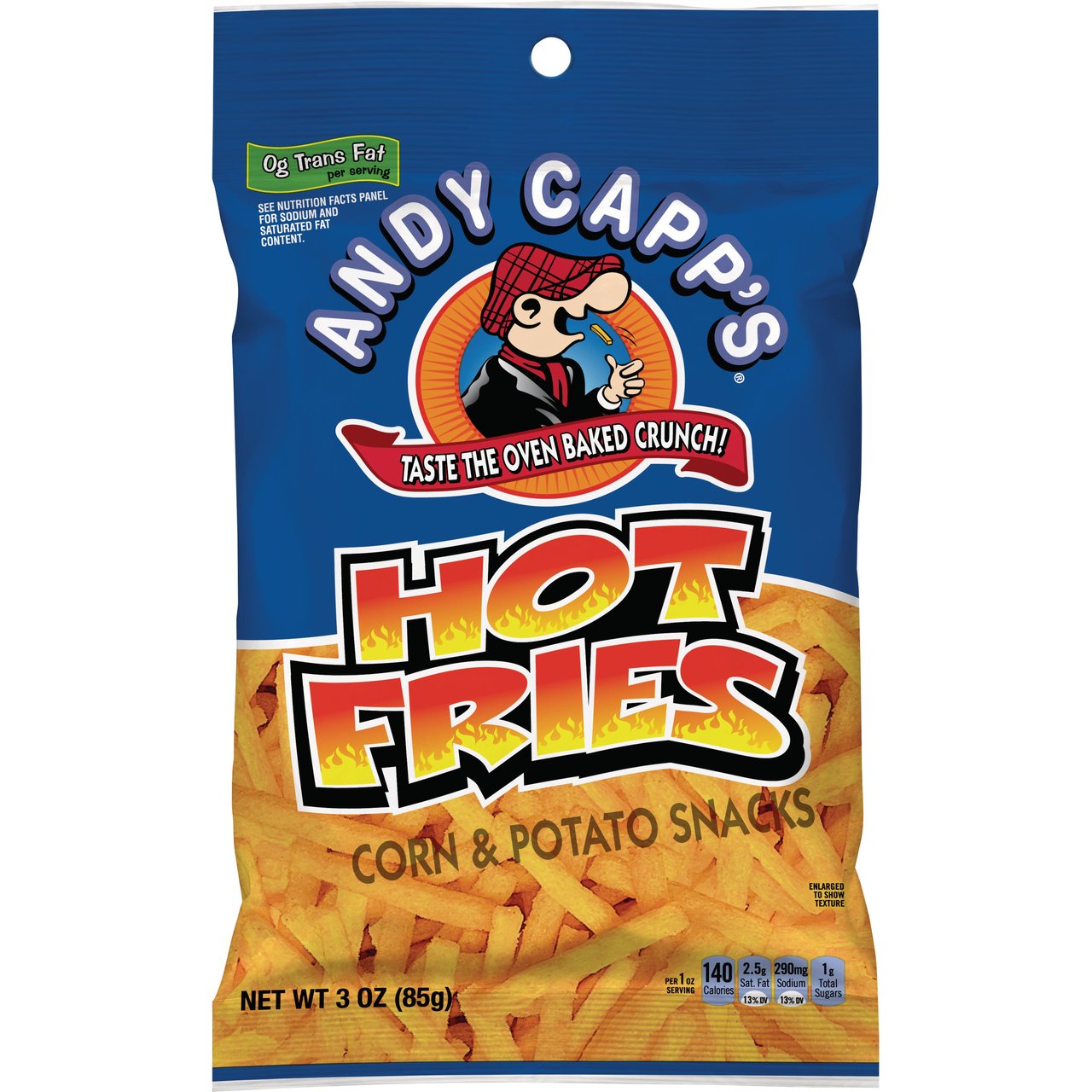Andy Capp's Hot Fries, 35 ct / 3 oz - Image 1