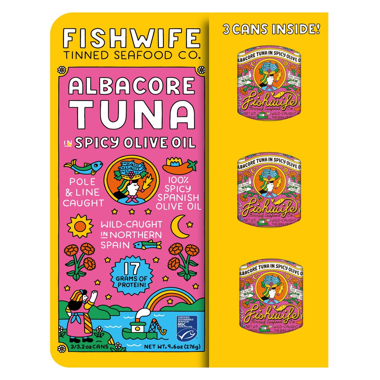Fishwife Spicy Albacore Tuna 3/3.2 oz - Image 1