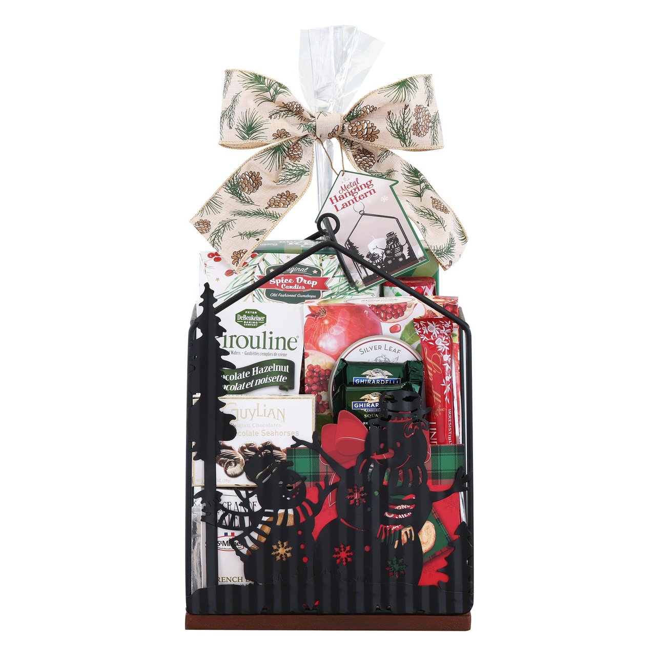 Houdini Silhouette Lantern Holiday Basket, 41.29 oz - Image 1