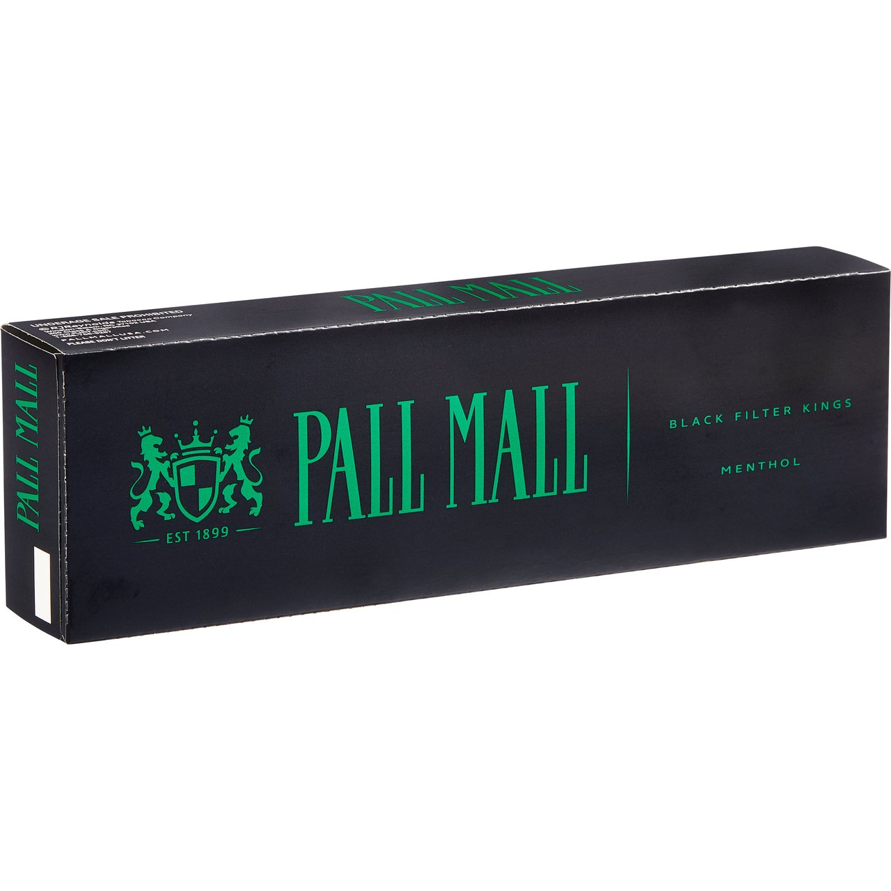 Pall Mall Menthol Black Filter King Box Cigarettes - Image 1