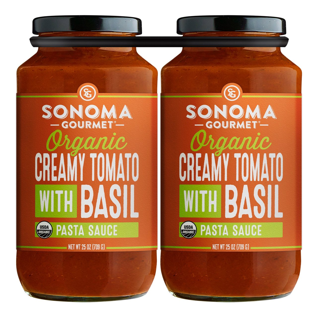 Organic Sonoma Gourmet Creamy Tomato Basil, 2 Pack, 24.5 Ounces Each - Image 1