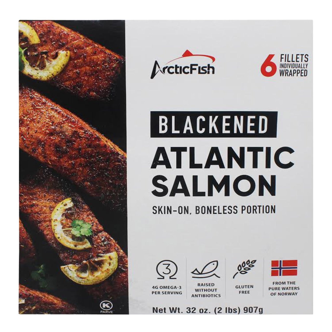 Arctic Fish Blackened Atlantic Salmon 2 lb - Image 1