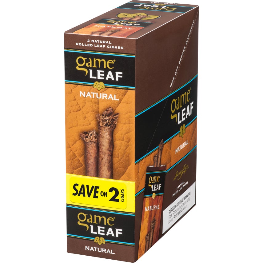 Game Leaf Natural FoilFresh Cigarillos, Save on 2 - 15 CT