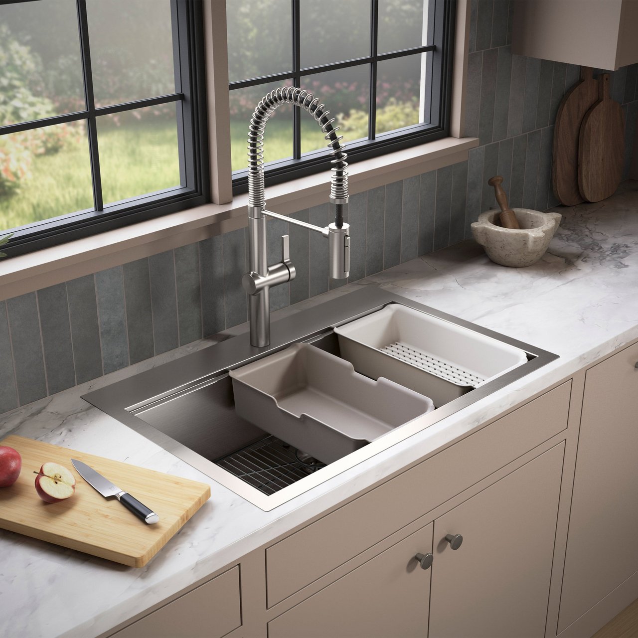 Kohler 33" Haku Undermount Kitchen Sink Kit - Image 1