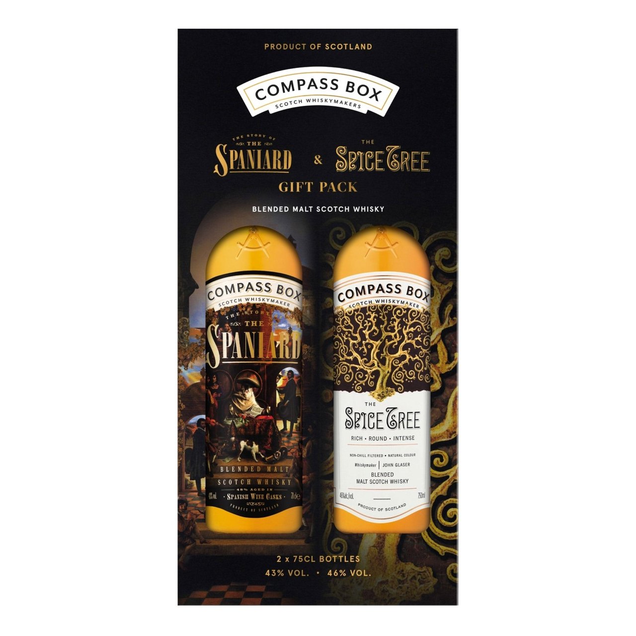 Compass Box Scotch Gift Set Scotland 2/750ML - Image 1
