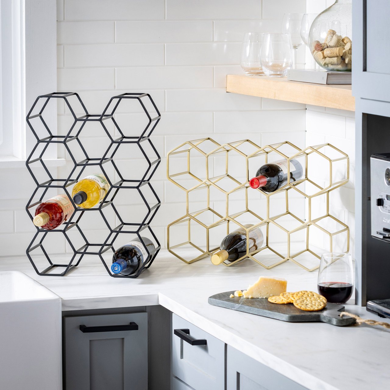 Evergreen 11 Bottle Wine Rack - Image 1