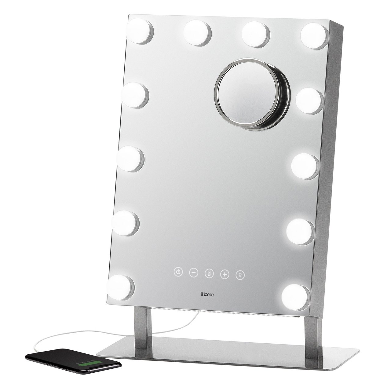 iHome Hollywood Pro Mirror with Bluetooth Speaker - Image 1
