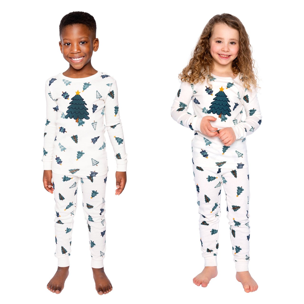 Pekkle Kids' 2-Piece Holiday Pajamas Sizes: 2T - 6 - Image 1