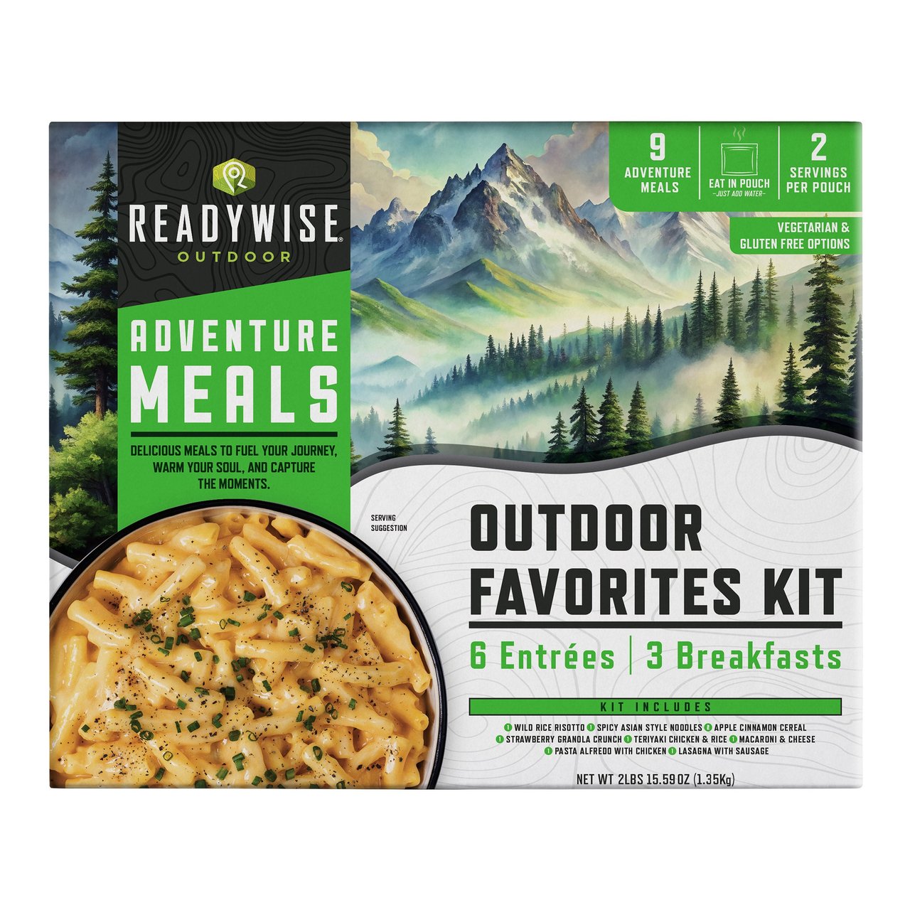 ReadyWise Outdoor Meal Kit, 18 Servings - Image 1