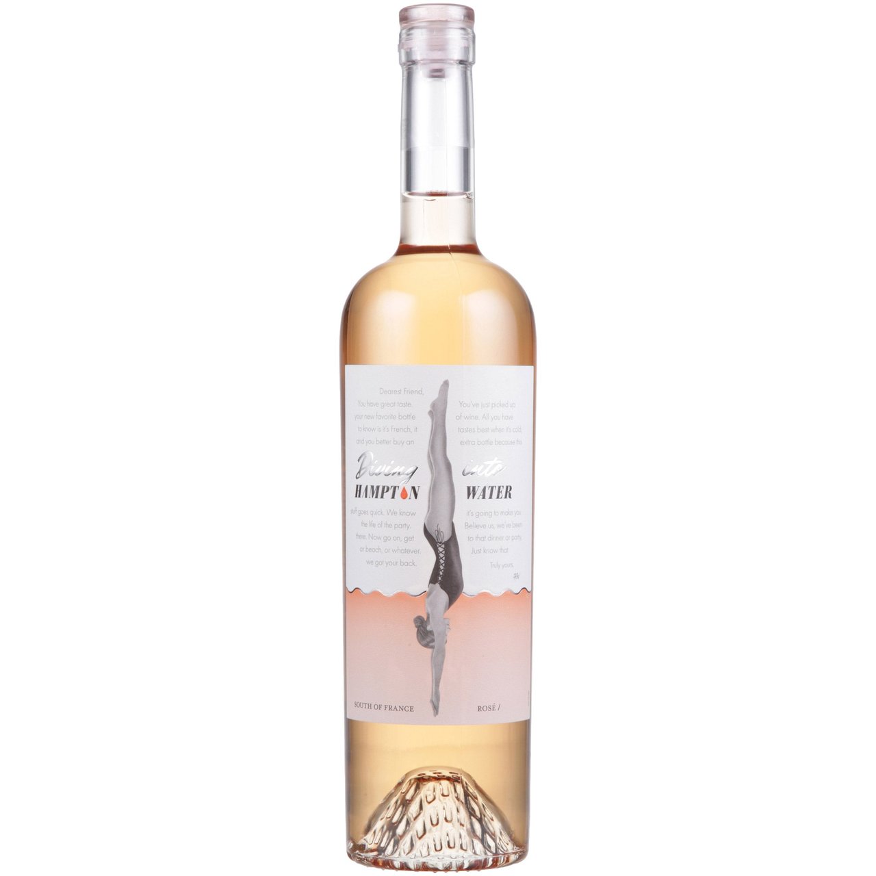 Hampton Water Rosé, Languedoc, France, 750 ML