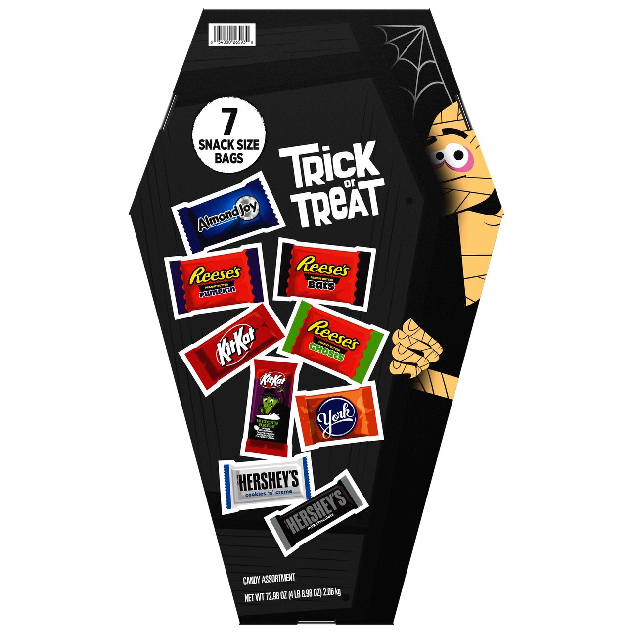 Hershey's Coffin Chocolate Assortment 80 Count / 72.98 oz - Image 1