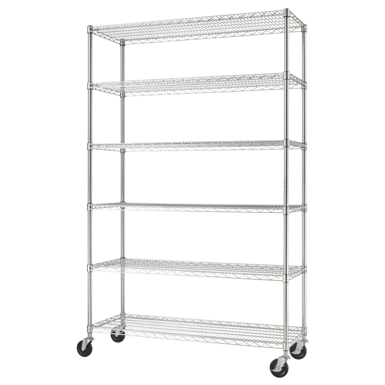 Trinity Outdoor 6-Tier NSF Wire Shelving Rack - Image 1