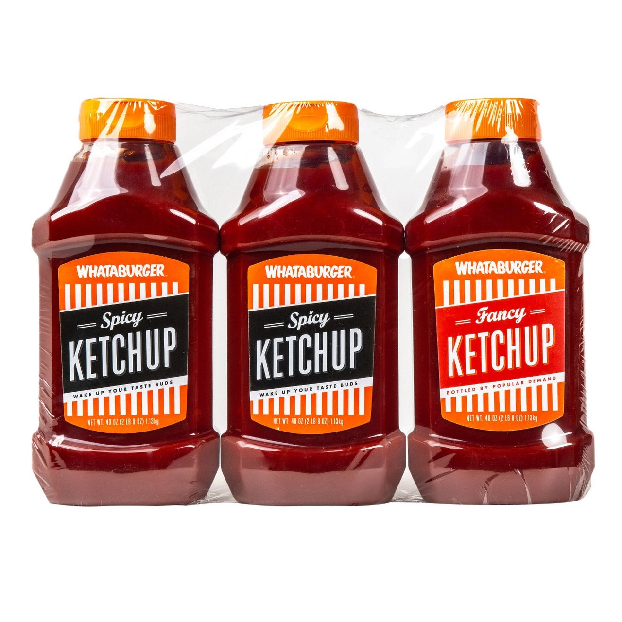 Whataburger Spicy & Fancy Ketchup, 3 x 40 oz - Image 1