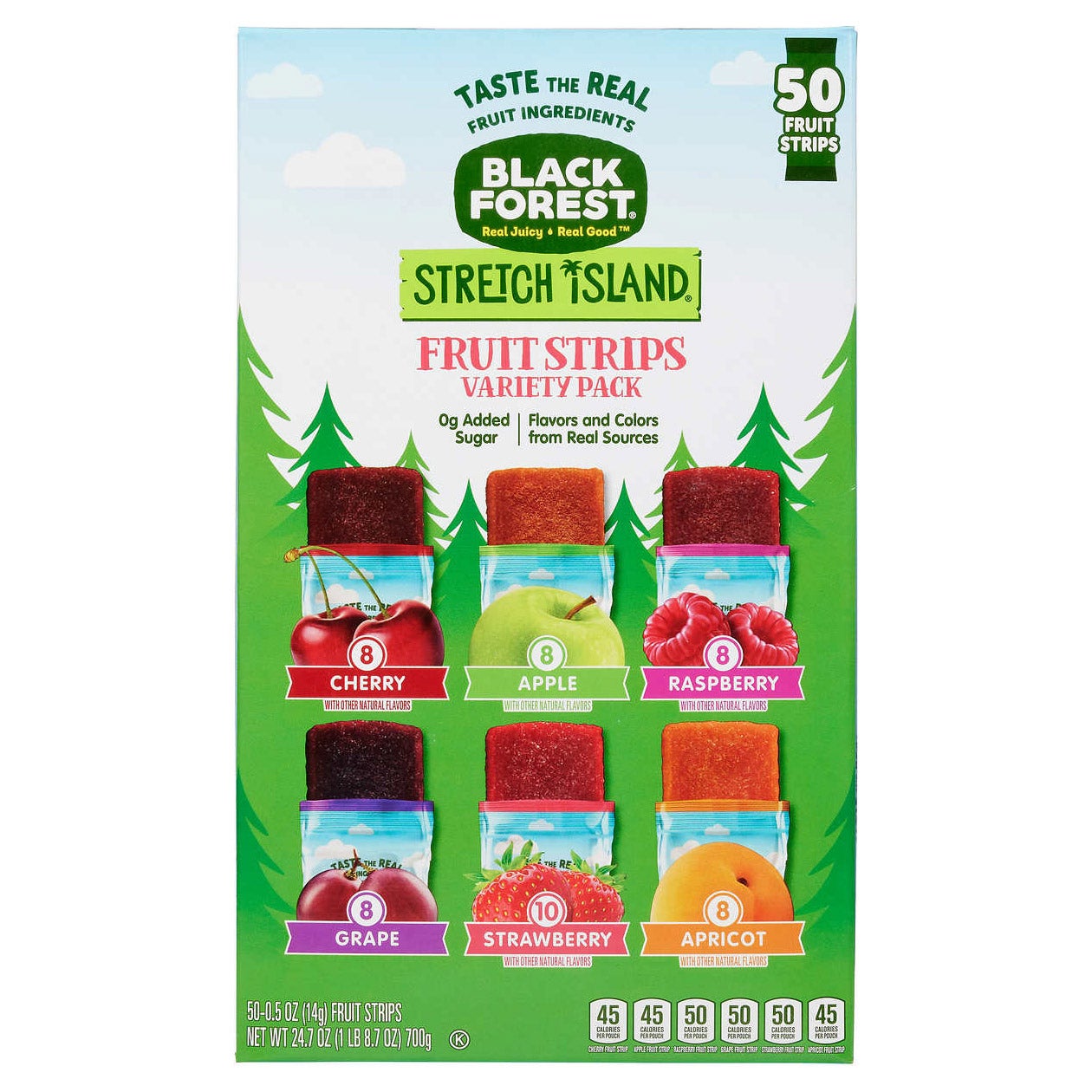 Black Forest Stretch Island Fruit Strips 50 CT - Image 1