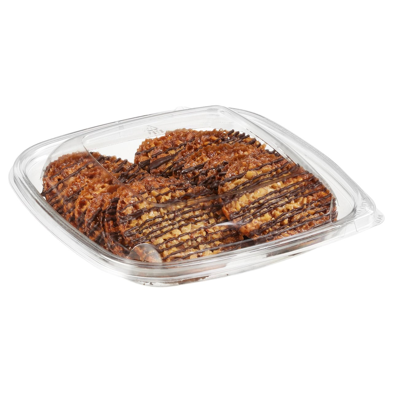 Almond Florentine with Chocolate Drizzle, 16 Count