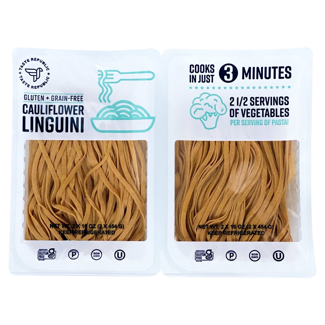 Taste Republic Cauliflower Linguini, 2-Pack, 16 oz Each - Image 1