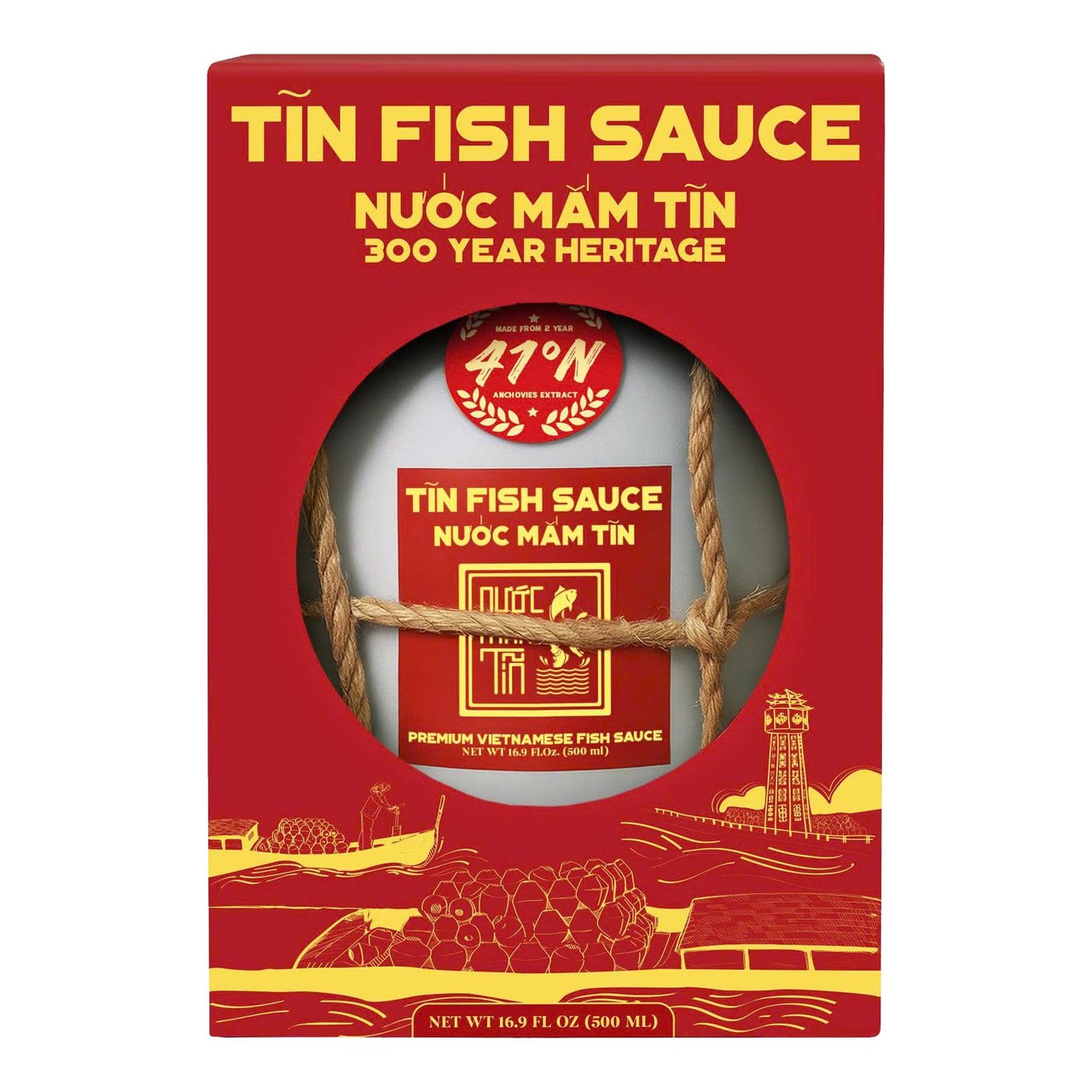 Tĩn Fish Sauce 16.9 Ounces - Image 1