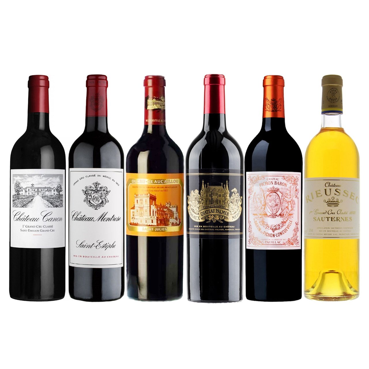 Le Virtuose 600-Point Bordeaux Gift Set, 6 Pack - Image 1