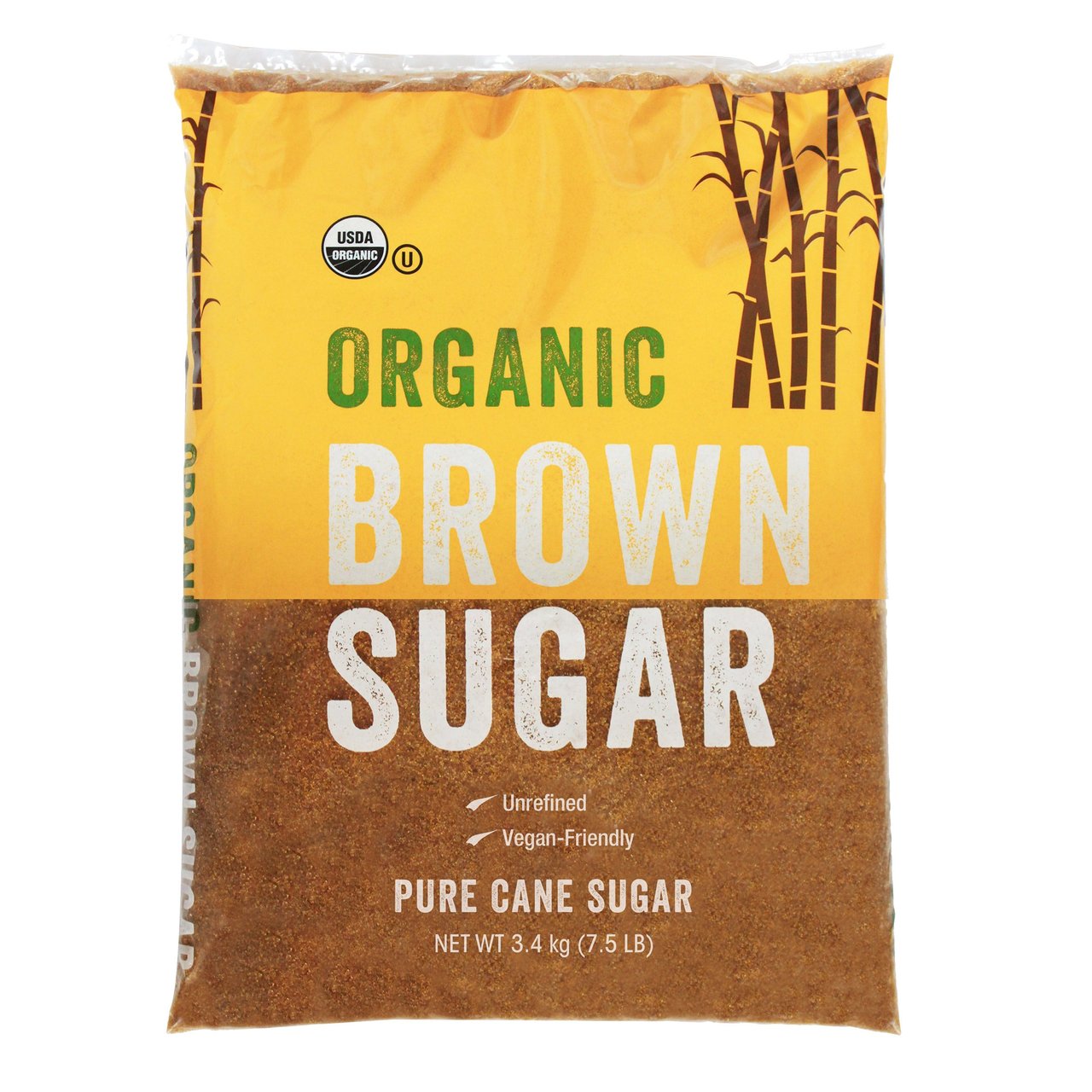 Organic Brown Sugar, 7.5 Pound Bag - Image 1