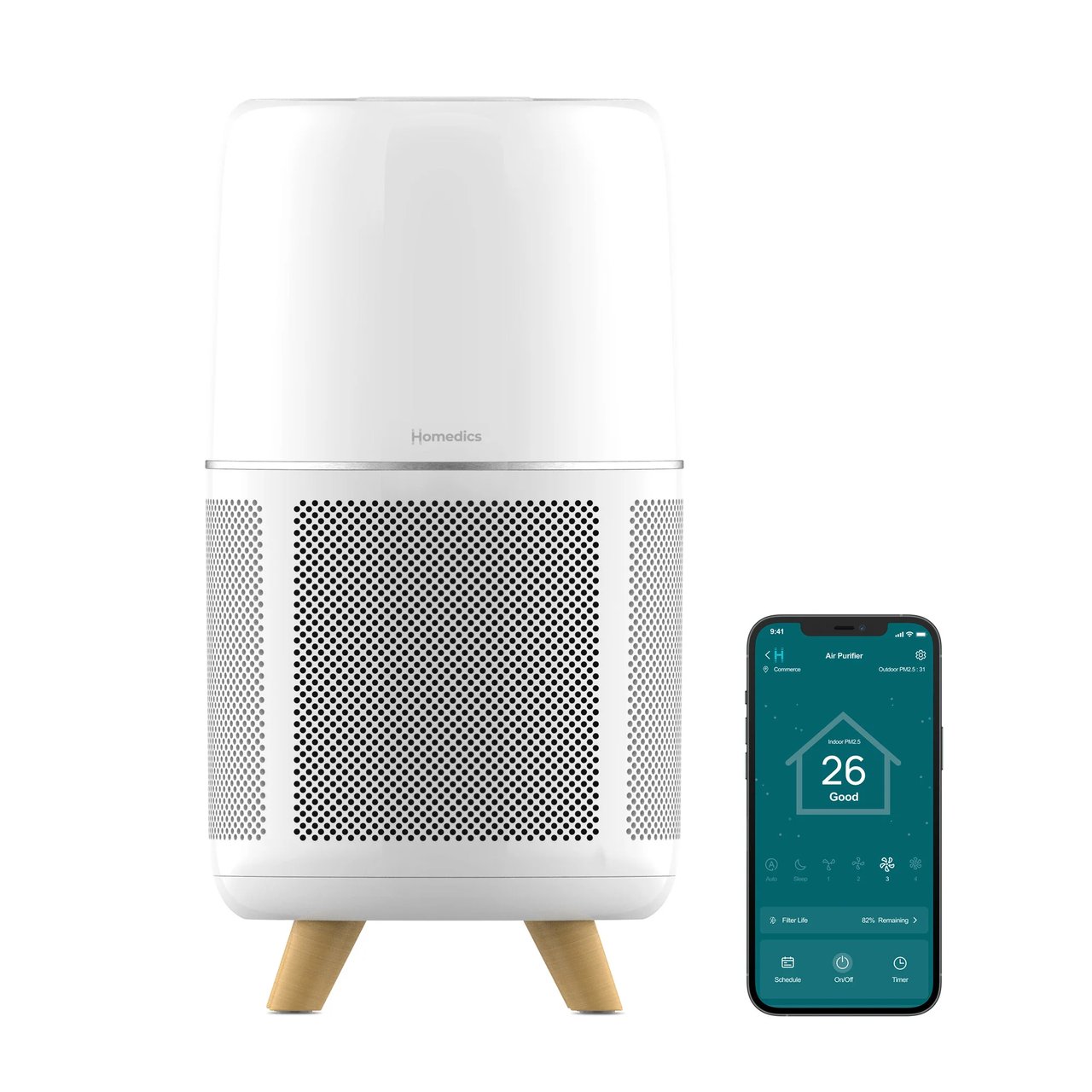 HoMedics AP-T2503 Smart Air Purifier - Image 1