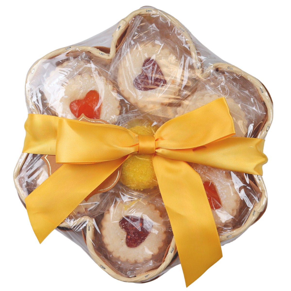 Cookies Con Amore Daisy Cookie Basket 32 oz - Image 1