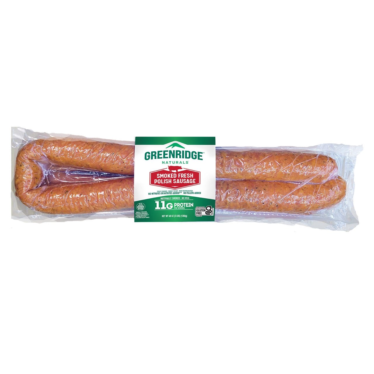 Greenridge Farm Smoked Polish Sausage, 48 oz Package - Image 1