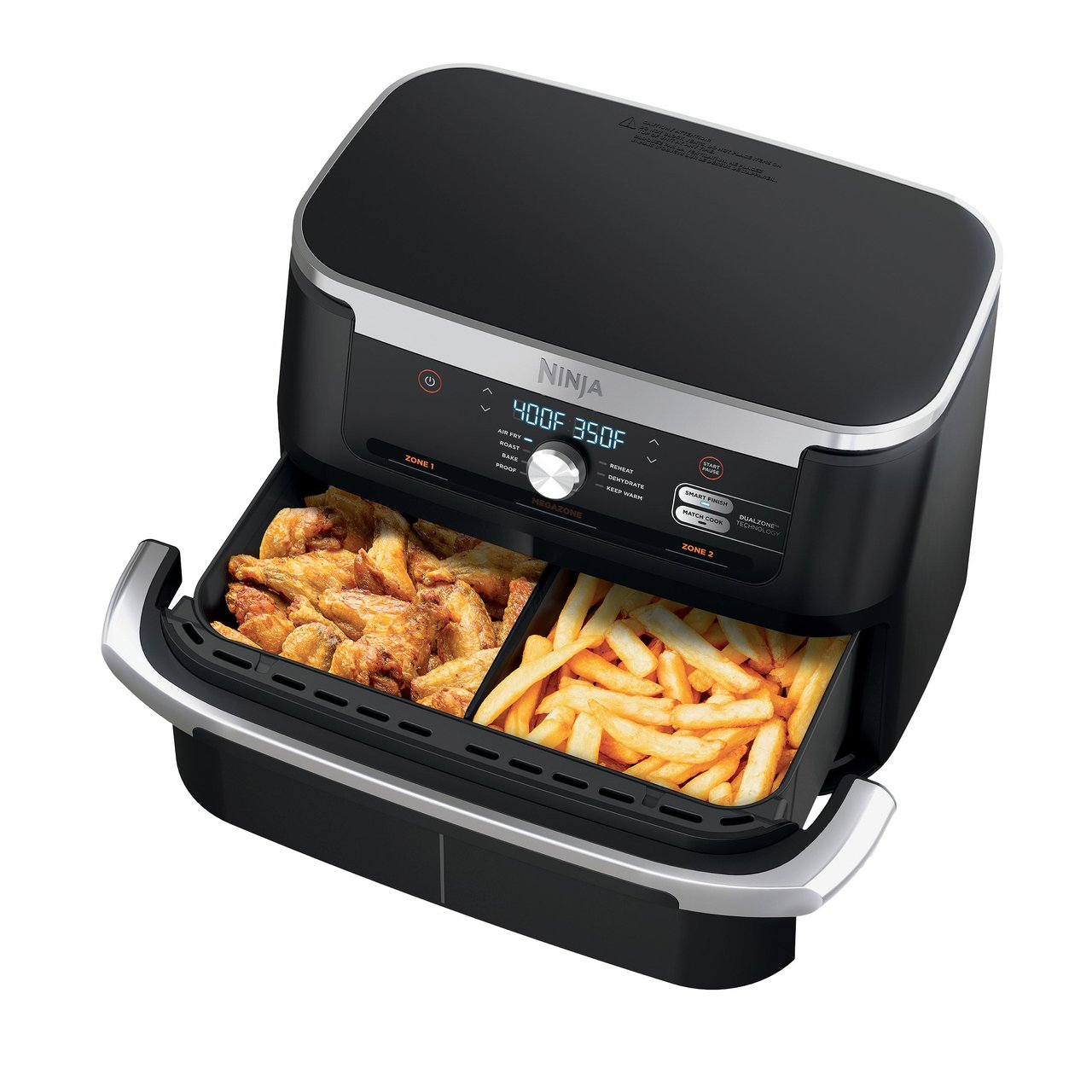 タニシ Ninja Foodi Dual Zone 11QT FlexBasket Air Fryer (#4488088) - $49.97