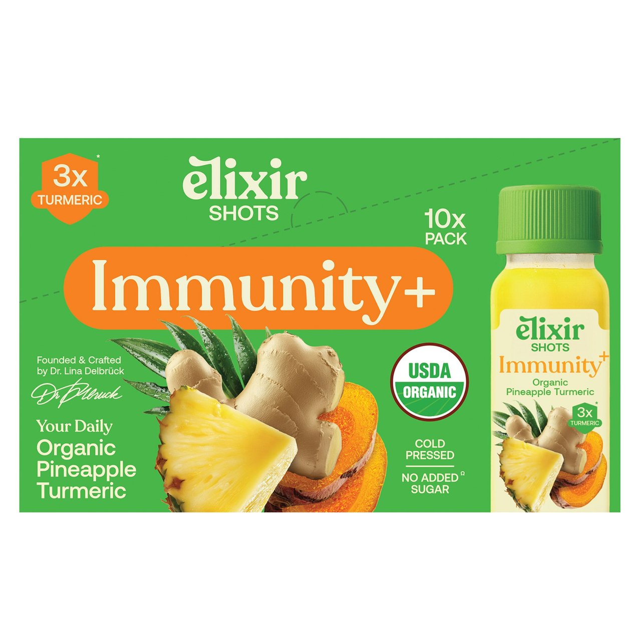 Elixir Shots Organic Immunity Shots 10/2 oz - Image 1