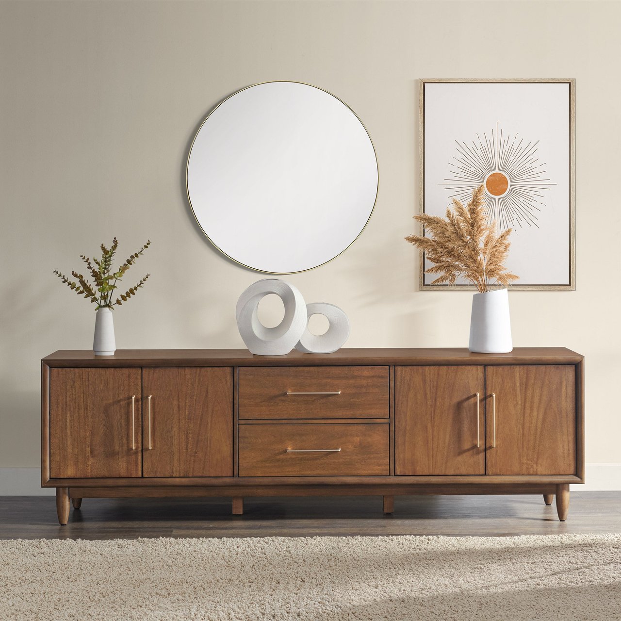 Bayside Furnishings Puerta Del Sol 79" Accent Console - Image 1