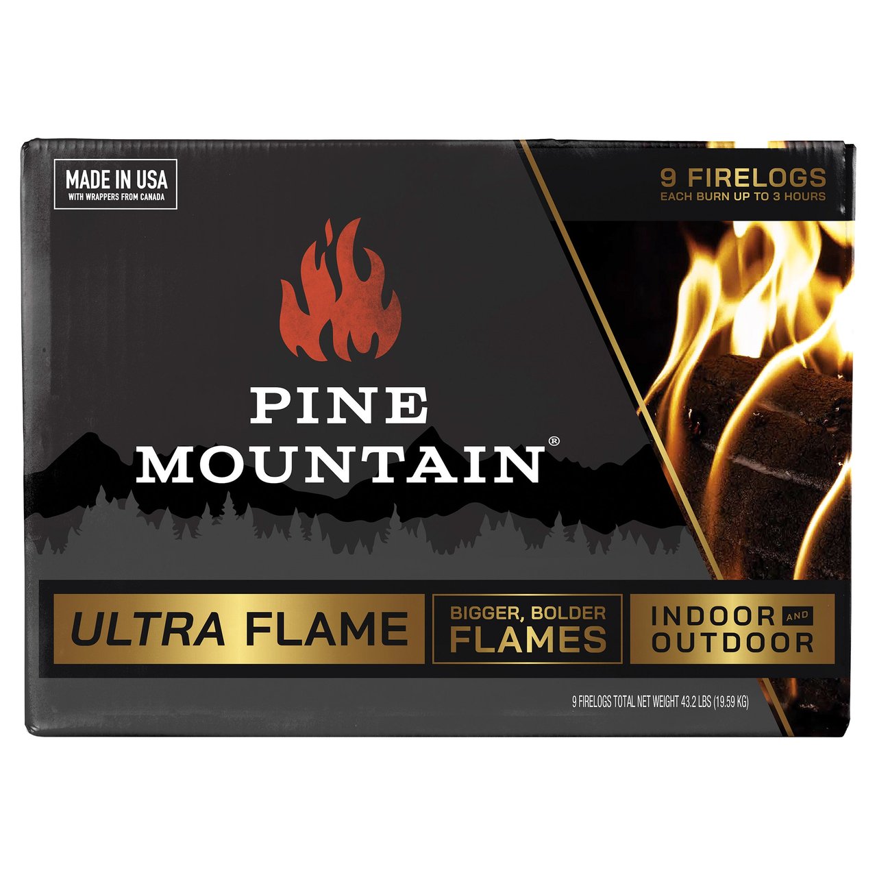 Pine Mountain Ultraflame Firelogs, 9 ct - Image 1